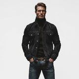 Ethan Calloway | Textured Button Jacket For Men