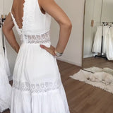 Anna™ - Lace Tank Dress with V-Neck