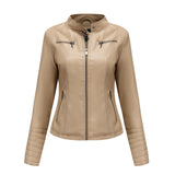 MARIJA - Elegant leather jacket for a timeless look