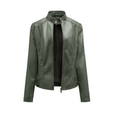 SLAVKA - Elegant leather jacket for a trendy look