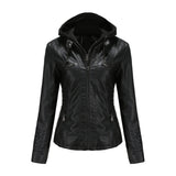 Stylish leather jacket for women - BARBARA