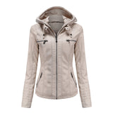 Stylish leather jacket for women - BARBARA