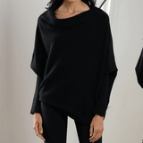 Batwing Sweater | Loose Fit | One Shoulder | Knitted Sweater | Women's Clothing