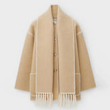 LATRICE - Stylish winter coat including matching scarf