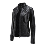 ANDRIJANA - Elegant leather jacket for a chic look