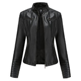 MARIJA - Elegant leather jacket for a timeless look