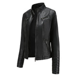 MARIJA - Elegant leather jacket for a timeless look