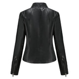 MARIJA - Elegant leather jacket for a timeless look