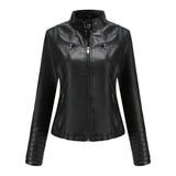 MARIJA - Elegant leather jacket for a timeless look