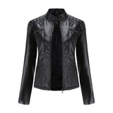 ANDRIJANA - Elegant leather jacket for a chic look