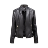 SLAVKA - Elegant leather jacket for a trendy look