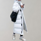 Jaana - Elegant and Long Women's Coat for Colder Days