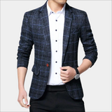 Balder - Trendy Checked Blazer for Men for a Casual Look