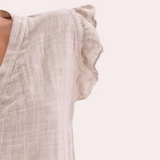 Trendy V-Neck Casual Women's Top