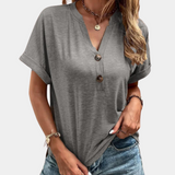 Roxane - V-neck Casual Top for Women - A perfect combination of style and comfort!