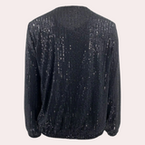 Chic sequin blazer for women