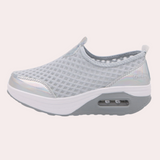 Stylish and breathable women's trainers with comfortable wedge heel