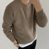 Audrick - Stylish and Comfortable Long-sleeved Knitted Sweater for Men