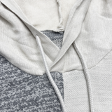Greco - Men's trendy checked hooded jumper