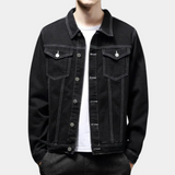 Darcio - Trendy Denim Winter Coat for the Modern Man