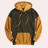Janos - Trendy Corduroy Hoodie for the Fashion-conscious Man