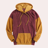Janos - Trendy Corduroy Hoodie for the Fashion-conscious Man