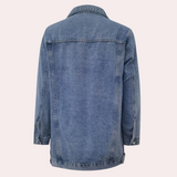 Elizabeth - Chic Denim Winter Coat for Ladies