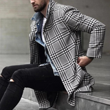 Stylish Checkered Men's Coat - CHRISTOPHER