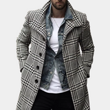 Stylish Checkered Men's Coat - CHRISTOPHER
