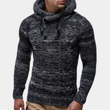 Stylish Men's Hooded Sweater - BRUCE for Comfort and Functionality
