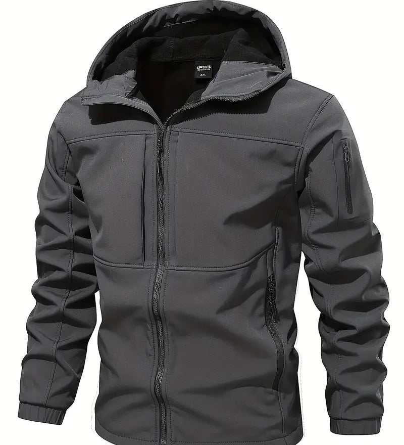 CARLO - Comfortable fleece outer jacket for men