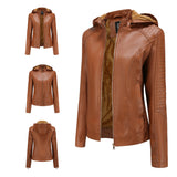 MIRJETE - Elegant leather jacket for a trendy look
