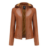MIRJETE - Elegant leather jacket for a trendy look