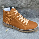 Edrine - Timelessly elegant leather boots with a charming vintage look
