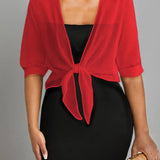 Chiffon Blouse – Lightweight Chiffon Front-Tie Blouse for Women