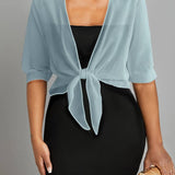 Chiffon Blouse – Lightweight Chiffon Front-Tie Blouse for Women
