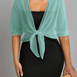 Chiffon Blouse – Lightweight Chiffon Front-Tie Blouse for Women