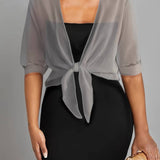 Chiffon Blouse – Lightweight Chiffon Front-Tie Blouse for Women