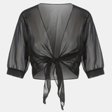 Chiffon Blouse – Lightweight Chiffon Front-Tie Blouse for Women