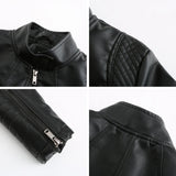 MARIJA - Elegant leather jacket for a timeless look