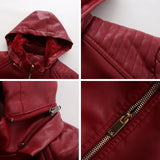 MIRJETE - Elegant leather jacket for a trendy look