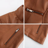 MARIJA - Elegant leather jacket for a timeless look