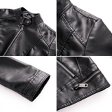 SLAVKA - Elegant leather jacket for a trendy look