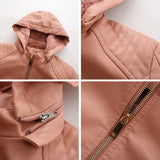 MIRJETE - Elegant leather jacket for a trendy look