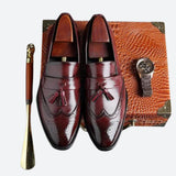 Elegant Orthopaedic Men's Shoes with Stylish Tassels - Frane