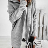 LARISA - Great knit hoodie for a warm look