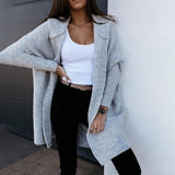 LARISA - Great knit hoodie for a warm look