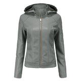 MIRJETE - Elegant leather jacket for a trendy look