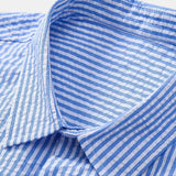 Striped Button-Up Seersucker Shirt