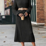 Zara™ - Textured Knit Dress
